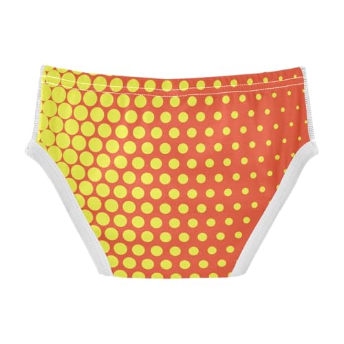 ODAWA Yellow Red Polka Dots Boy Boxer Briefs Toddler Underwear Underwear for Boys Size 82