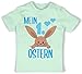Ostergeschenke Ostern Baby Kleidung - Mein 1. Ostern süßer Hase blau - 3/6 Monate - Mintgrün - Baby Ostern Outfit - BZ02 - Baby Shirt für Mädchen und Jungen