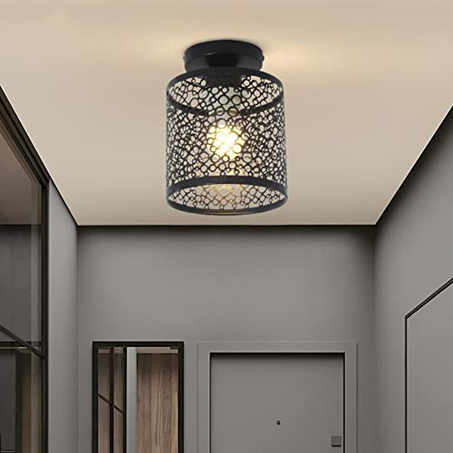 Mengjay E27 Metal Vintage Suspensions Plafonnier Luminaires Lampe Retro Industriel Suspensions Eclairage Antique Pendentif Lumiere Retro Plafonnier Lustre...
