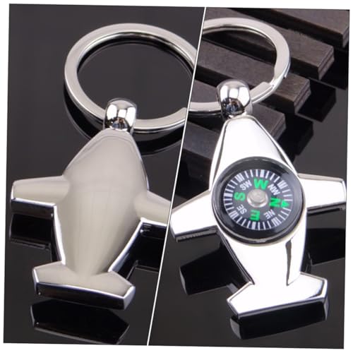 Levemolo set de 3 brújulas colgantes para llavero portátil miniatura 4