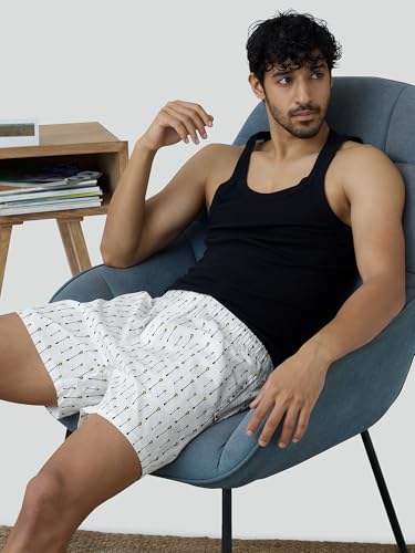 Image of XYXX Men's Remix Regular Fit Cotton Printed Boxer with Dual Pocket & No Marks Waistband (Pack of 2)