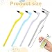 4 Pcs Tooth Stain Eraser Removers Dental Plaque Tartar Eraser Polisher Professional Dental Picks Tooth Stain Remover Tool For Teeth Whitening Polishing Adult Oral Care (4 Color)