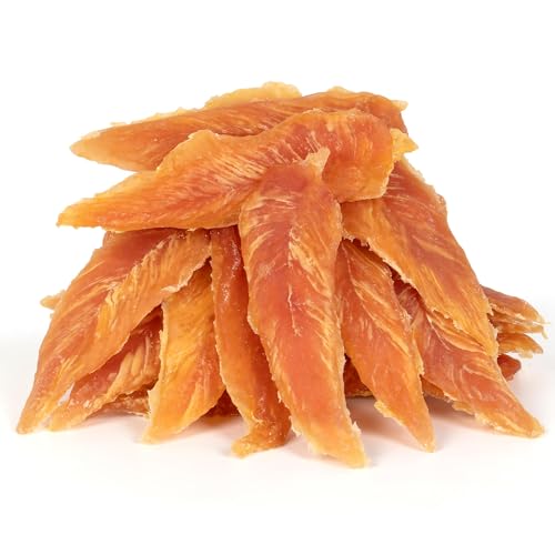 MON2SUN Rooster Jerky for Canine Made with Actual Rooster Breast Canine Snacks, Excessive Protein & Grain Free Coaching Treats for Small Medium and Massive Canine (Rooster, 21 Ounce -Pack of 1) MON2SUN Rooster Jerky for Canine Made with Actual Rooster Breast Canine Snacks, Excessive Protein & Grain Free Coaching Treats for Small Medium and Massive Canine (Rooster, 21 Ounce -Pack of 1)