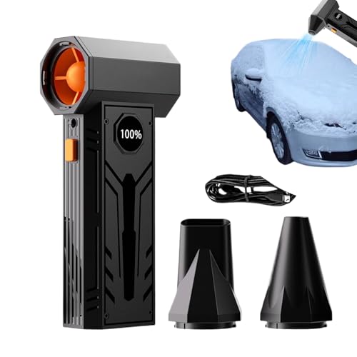 Quitanieves para coche - ABS, 5.71x2.56x1.1 pulgadas Quitanieves térmico portátil | Turbo secador eléctrico para descongelar, mini limpiador de nieve para coche, SUV, camión, hogar, oficina