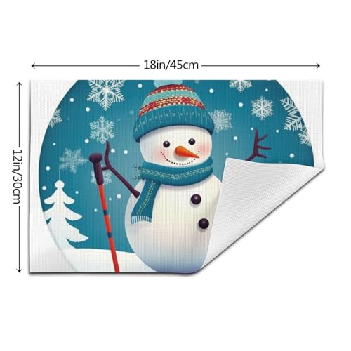 Set de table de Noël en PVC pour sublimer votre repas de réveillon en famille