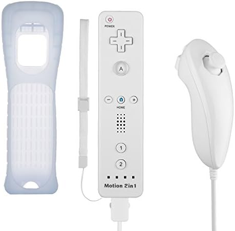 Controller for Wii,Bigaint Built in Motion Plus Remote for WII/WII U (White)