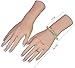 1 maniquí de silicona realista para mano izquierda y derecha, maniquí de mano femenina de silicona (1 mano izquierda)