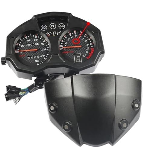 バイク走行距離計 オートバイタコメーターダッシュボードメーターアセンブリ計器外側ケースカバーYBRZ YBR Z 125 Z YB125Z YB125ZR YX 125用