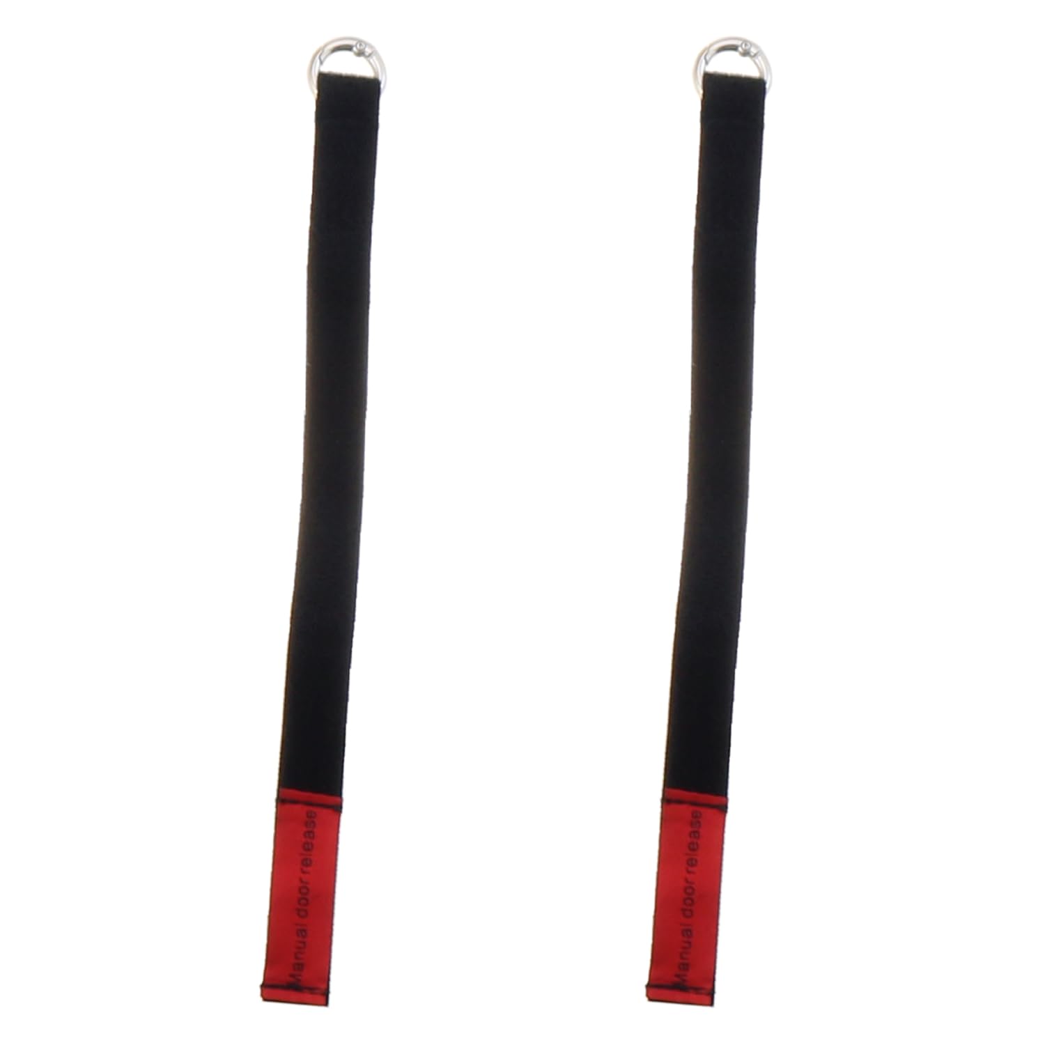 DGZZI 2PCS Nylon Webbing 19.8x1.8cm Door Emergency Pull Cord Handle Assembly Gate Hardware Locking Device