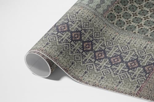 Tapis d'extérieur résistant à la décoloration et imperméable pour porche rectangle