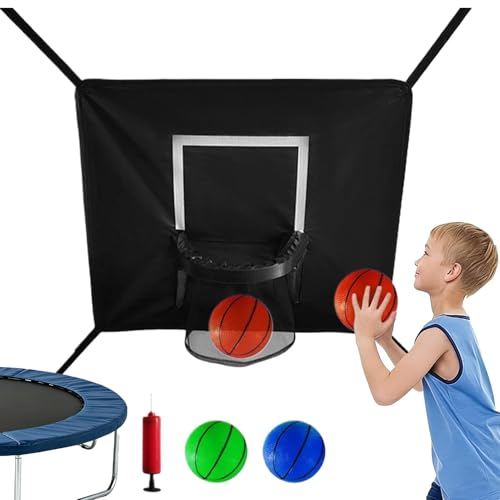 Aro de baloncesto para trampolín con acolchado anticaídas Slam Dunk 7