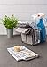DII Cleaning Collection Multi-Purpose Microfiber, Gray Damask, Dishtowel Set
