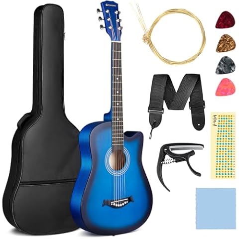 CAHAYA Guitare acoustique 38 pouces Cover