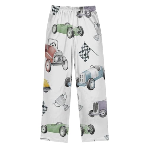 Various Car Boys Pants Boys Athletic Pants Long Pant for Boywith Pockets Wide-Leg Size 6-14Y2