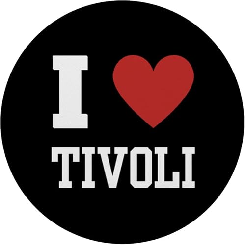 Miniatura 3 de Tivoli Italy Travel Lover Love Heart Cool Vintage Retro PopSockets Standard PopGrip