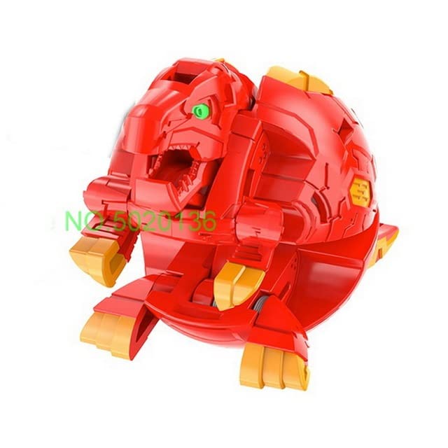 ТоуAE - BAKUGANses, Trox, 5.08 cm High Collectible Ԁolls and Trading Cards, Suitable for Children 6 Years Old and Above (S18 Red)