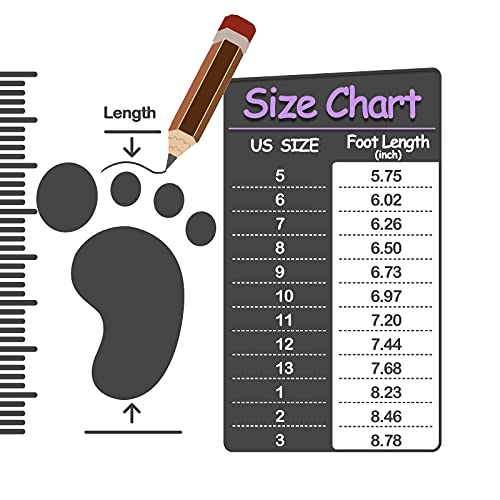 K KomForme Toddler Light Up Rain Boots for Girls Boys Waterproof Rain Boots with Handles Outdoors