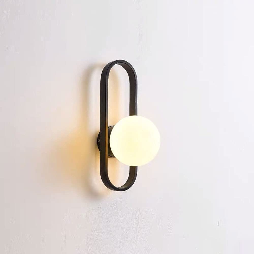 Aplique de cristal de diseño siglo medio con soporte metálico y zócalo E27 integrado