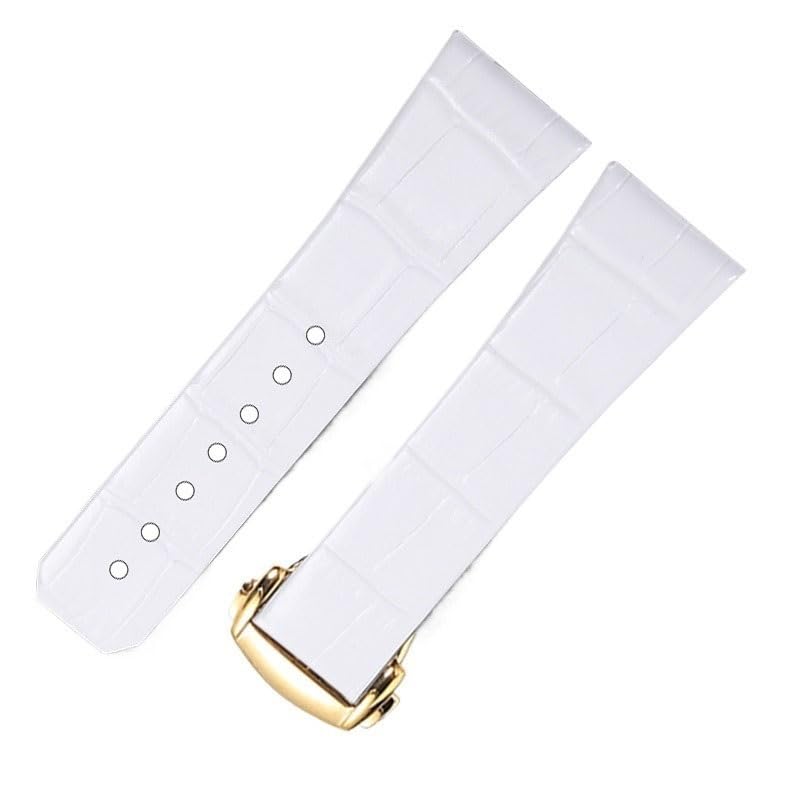 Bracelet montre cuir concave pour Omega DeVille résoud l'usure de l'entrecorne