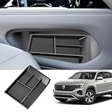 Neepiar Center Console Organizer Compatible with 2024 2025 VW Volkswagen Atlas and Cross Sport Center Console Storage Box Interior Accessories(Lower Center Console Organizer Tray)