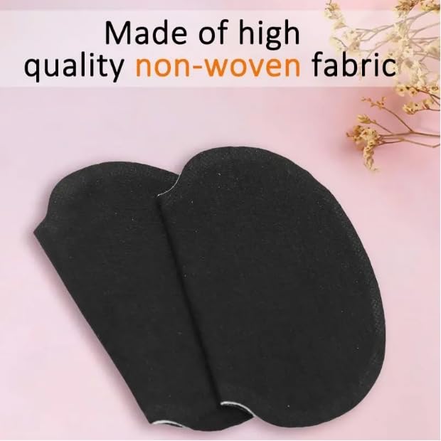 Armpit Sweat Absorbing Pads, Self-adhesive Disposable Underarm Stickers, Underarm Sweat Pads, Armpit Protection for Men & Women Black 20 Pcs