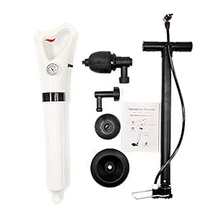 GOUDAN-QIU Drain Dredge, Toilet Plunger Deblokker Gereedschap, Multi-Purpose Luchtdruk Professionele Remover, Hoge…
