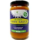 Low FODMAP Indian Curry Sauce, No Onion No Garlic, Jain, Gluten & Lactose-free, Low Sodium & Fat,...