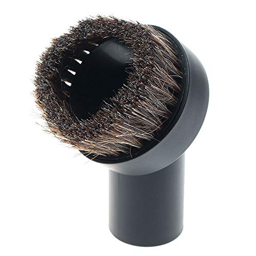 TXIN 4 Pieces Soft Horsehair Bristle Vacuum Attachments Dusting Brush Cleaner Dust Brush, Small Round Corner/Track Cleaning Tools Vacuum Brushes Replacement, Inner Dia 32mm/1.26 in - Thumbnail 6