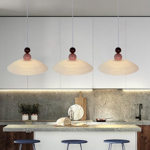 Luminaire de Plafond Moderne E27 avec Dôme Verre Suspendu - 3