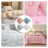 32 PcsDuvet Clips to Keep Duvet in Place, Quilt Clips, Mushroom Duvet Cover ClipsDuvet Pegs,Non-Slip Comforter Clipss,Quilt Holder Fasteners with One-Key Unlock for Blanket Bed Sheet Mattress Covers - Image 7