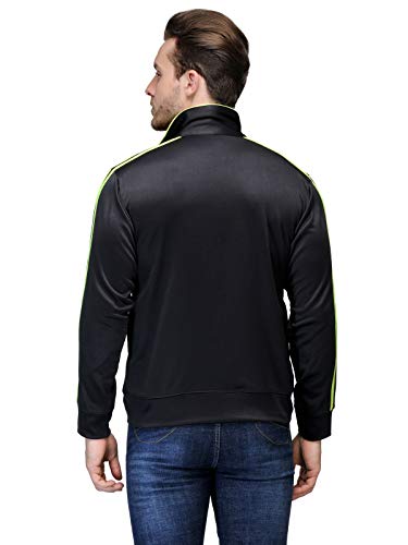 Image of Scott International Men's Polyester Standard Dryfit Jacket Wrinkle Free (Stripes)
