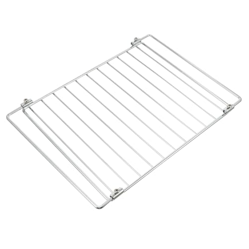 INOOMP Rejilla de Acero Inoxidable para Barbacoa y Horno Resistente Altas Temperaturas Ligera y Fácil de Limpiar para Asar Carne y Hornear