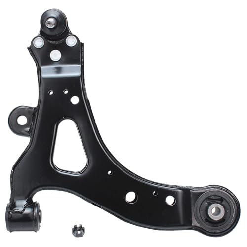 Image of Detroit Axle - 4pc Front End Control Arms Kit for Chevy Uplander Buick Rendezvous Terraza Pontiac Aztek Montana Saturn Relay 2 Lower Control Arms w /Ball Joints 2 Outer Tie Rods Replacement