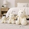 Soft Little Flying Dinosaur Stuffed Plush Pillow, Adorable White Dragon Plush Toy and Birthday Present for Kids, Adults and Collectors(White/11.8in) #2