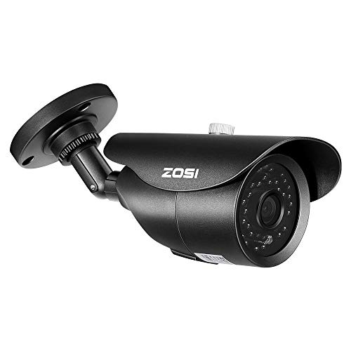 ZOSI 1080P HD 1920TVL Hybrid 4-in-1 TVI/CVI/AHD/960H CVBS CCTV Surveillance Bullet Security Camera 42PCS Infrared LEDs, For HD-TVI, AHD, CVI, and CVBS/960H analog DVR (Renewed)