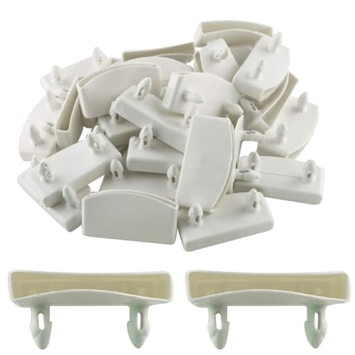 EIHI 15 Piezas de Soporte de Láminas para Somier de Láminas,53mm Soportes Laterales,Accesorios de Eslabón Sencillo,Soporte de Láminas de Cama de Plástico de Reemplazo,para Camas