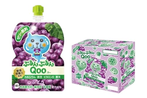 コカコーラ ぷるんぷるんQoo ぶどう 125g×30本 ミニッツメイド Qoo パウチ ジュース 飲料 ブドウ 葡萄 コカ・コーラ