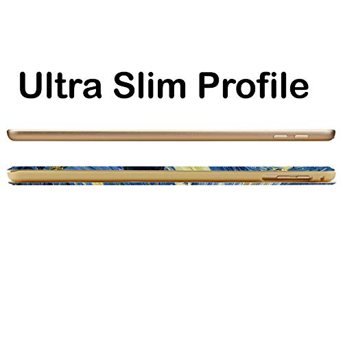 Image of DuraSafe Cases for iPad Air 1 /2 Gen & 5 /6 Gen- 9.7 inch A1893 A1822 A1566 A1474 MRJN2HN /A MR7G2HN /A MP2G2HN /A MD785HN /A MD788HN /A MGL12HN /A Printed Cover with Auto Wake /Sleep Feature - Starry Night