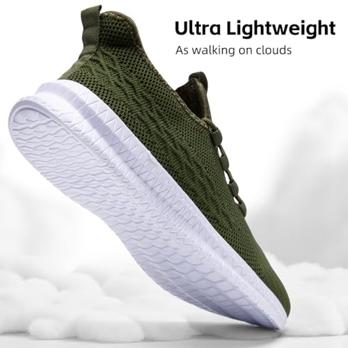 Image of Mens Slip On Walking Shoes Sneakers Running Shoes Trainers Athletic Gym Fitness Sport Shoes Non Slip Breathable Mesh Workout Fashion Breathable Comfortable