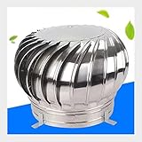 **Équipement de ventilation parfait：Hottes rotatives pour conduits de ventilation, cheminées et dispositifs d'évacuation. La hotte offre une protection maximale sans affecter les performances de la cheminée.Le dispositif anti-affaissement rotatif convient à la plupart des bassins de cheminée standard. Il est très efficace pour prévenir le vent et augmenter la ventilation.