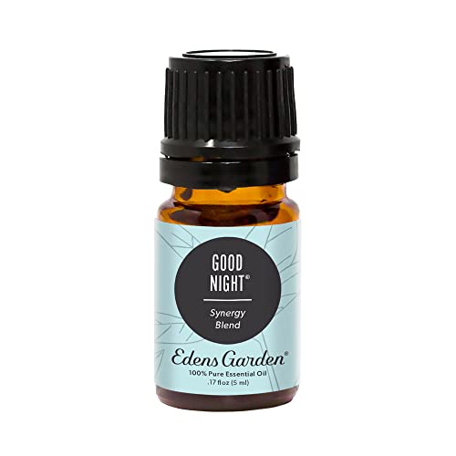 Edens Garden Good Night 5 ml 100% Pure Therapeutic Grade GC/MS Tested (Lavender, Sweet Majoram, Chamomile, Bergamot, Ylang Ylang, Sandalwood, Key Lime, Vanilla)