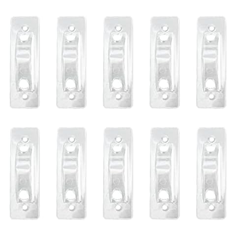 Quluxe 12 Pcs Wall Switch Guards Plate Covers Security Home Decor Clear-Keeps Light Switch ON Or Off Prevent Accidental Device Turn On or Off Cover