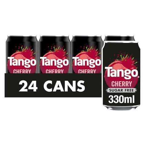 Tango Sugar Free Cherry Soda Cans Cover
