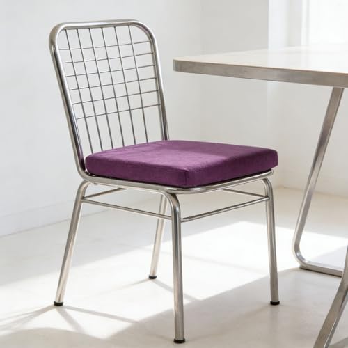 Coussin d'assise 200x200 cm pourpre déhoussable et lavable pour balancelle - 2