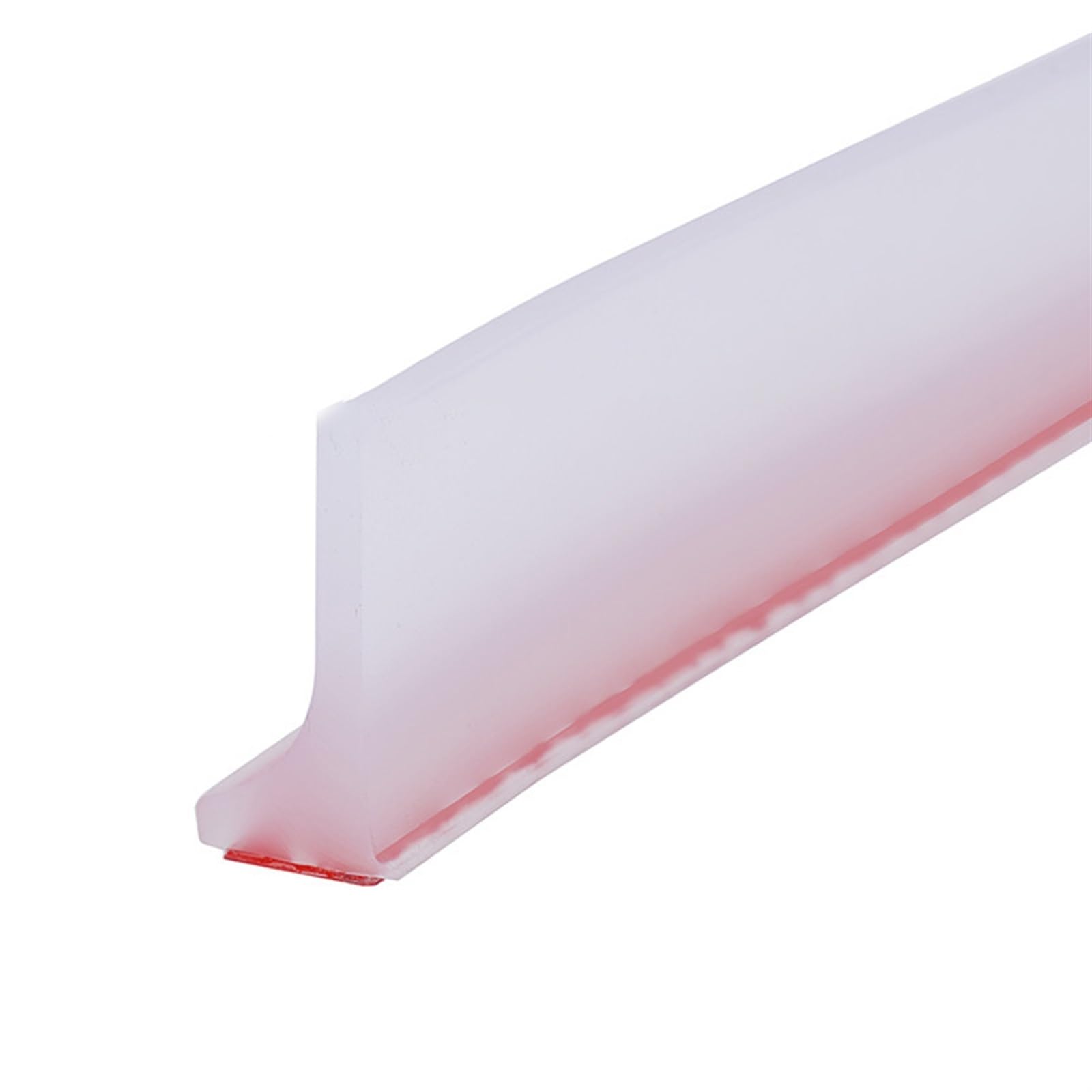 HUDFVIOI Wet Room Floor Barrier Bath Self Adhesive Water Barrier Strip Bathroom Stopper Shower Floor Wet Dry Separation Silicone Seal for Bathroom(Transparent 100cm)
