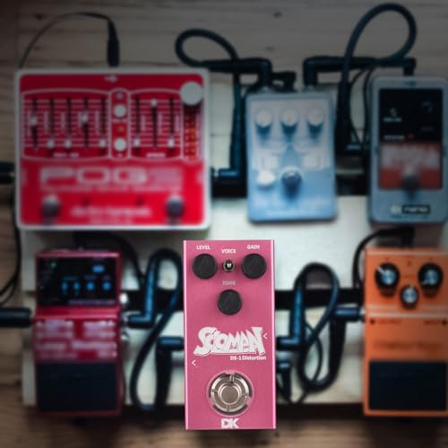 Jemora DK Soloman Pédale de distorsion Pédale d’effets de guitare électrique True Bypass Coque métallique DC 9 V 6,35 mm Interface d’entrée/sortie Mini effecteur de distorsion de guitare - Les Beatles, Paul McCartney, John Lennon, RIngo Starr, George Harrison Jemora DK Soloman Pédale de distorsion Pédale d'effets de guitare électrique True Bypass Coque métallique DC 9 V 6,35 mm Interface d'entrée/sortie Mini effecteur de distorsion de guitare – Image 5