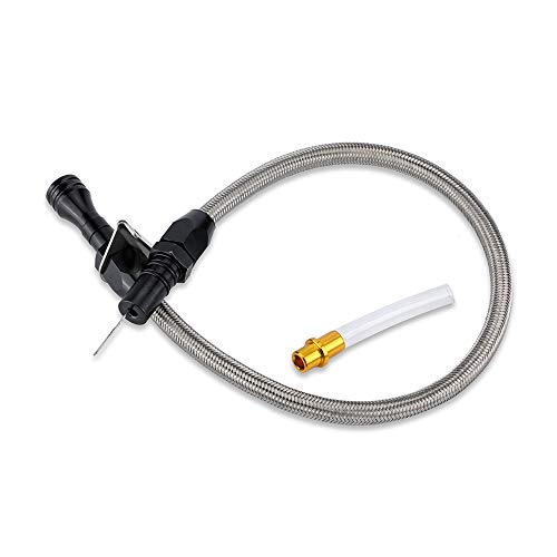 Sangmei Vareta de medição de transmissão inoxidável flexível 530 mm compatível com Chevrolet GM pret