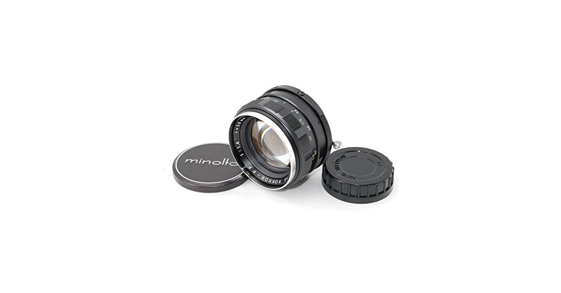 Minolta ミノルタ Auto Rokkor PF 58mm f1.4 Minolta Auto Rokkor-PF 58mm F/1.4 | LENS-DB.COM