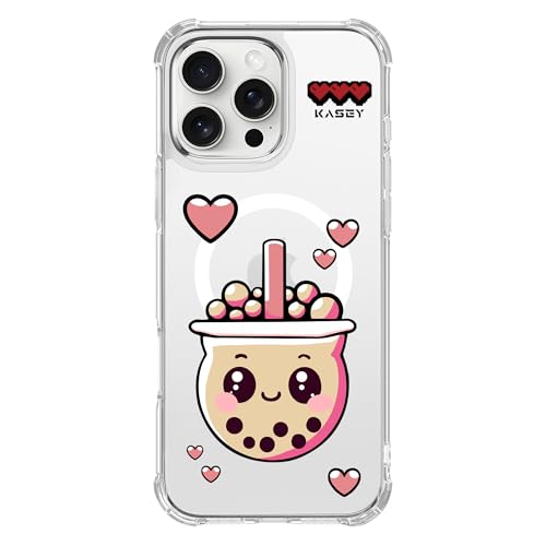 Coque iPhone 16 Pro Bubble Tea KASEY pour Sublimer vos Pauses Café et Sorties