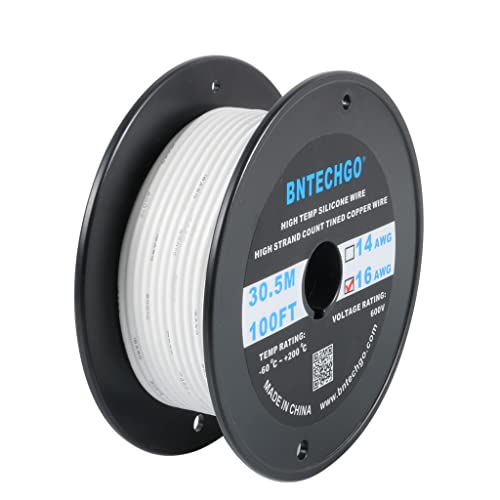 Fil de silicone 16 AWG résistant aux températures élevées Bntechgo